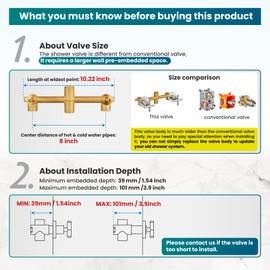 gotonovo 2 Handles Tub Shower Faucet Set,Bathtub Faucet Set with 6 Modes Handheld Spray Shower System with Tub Spout,Shower Head and Handle Set Shower Fixture Wall Mount Brushed Nickel