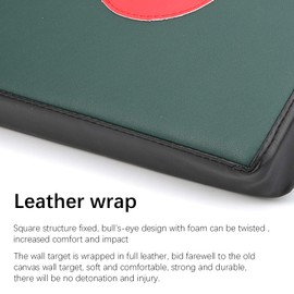 lyrlody PU Wall Punching Bag with Foam, Explosion-proof Boxing Wall Punch Pad, Impact Focus Target Mat for Taekwondo and Boxing Training at Home, 26 x 26 x 5 cm