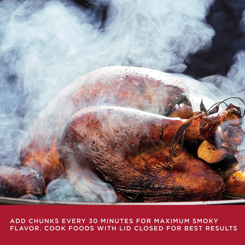 Fire & Flavor Cherry Wood Chunks for Smoking and Grilling