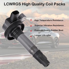 Set of 6 Ignition Coil Pack and Spark Plugs Fits for 3.7 3.5 V6 Ford Edge Flex Taurus Lincoln MKS MKT MKZ MKX Mercury Sable 2008 2009 2010 2011 2012 2013 2014 2015 2016 UF553 5019