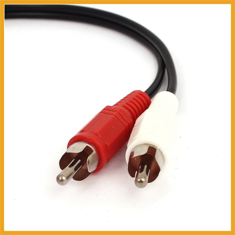 Partuto 3.5mm Female Stereo to 2 RCA Male AV Audio