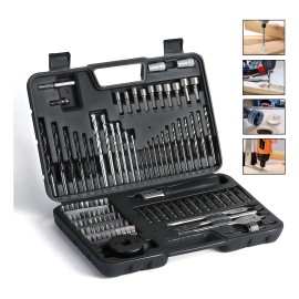 Juego De Brocas Multiuso Con Caja De Herramientas 111 Pzs