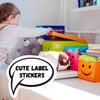 Mabor 180Pcs Blank Bubble Sticker Labels to Write on Decorative