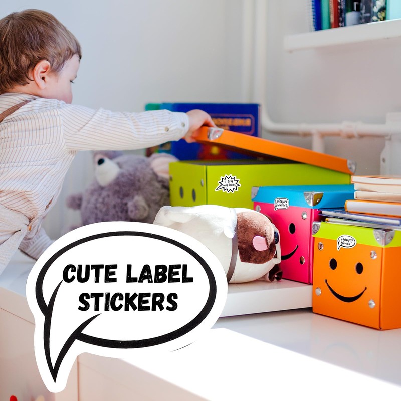 Mabor 180Pcs Blank Bubble Sticker Labels to Write on Decorative
