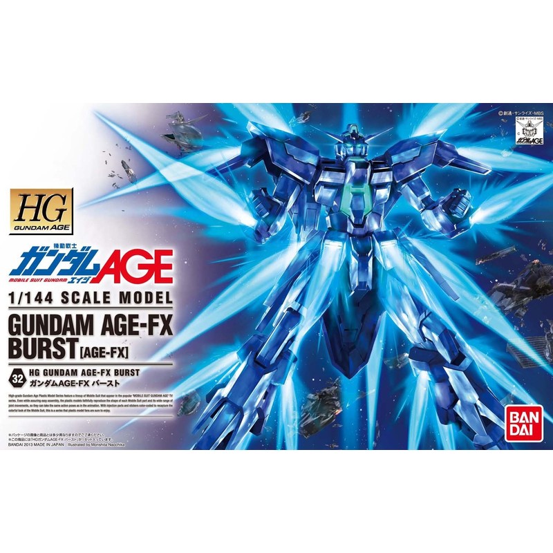 Bandai Hobby #32 High Grade 1/144 Gundam AGE-FX Burst Action