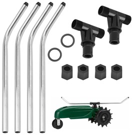 YAQINGMY 2 Pack Traveling Sprinkler Arms & T Parts Tee Compatible with Ne-lson Or-bit Tractors for Lawn/Garden Watering (NOT Compatible with The Line of John D-eer Traveling Sprinklers)