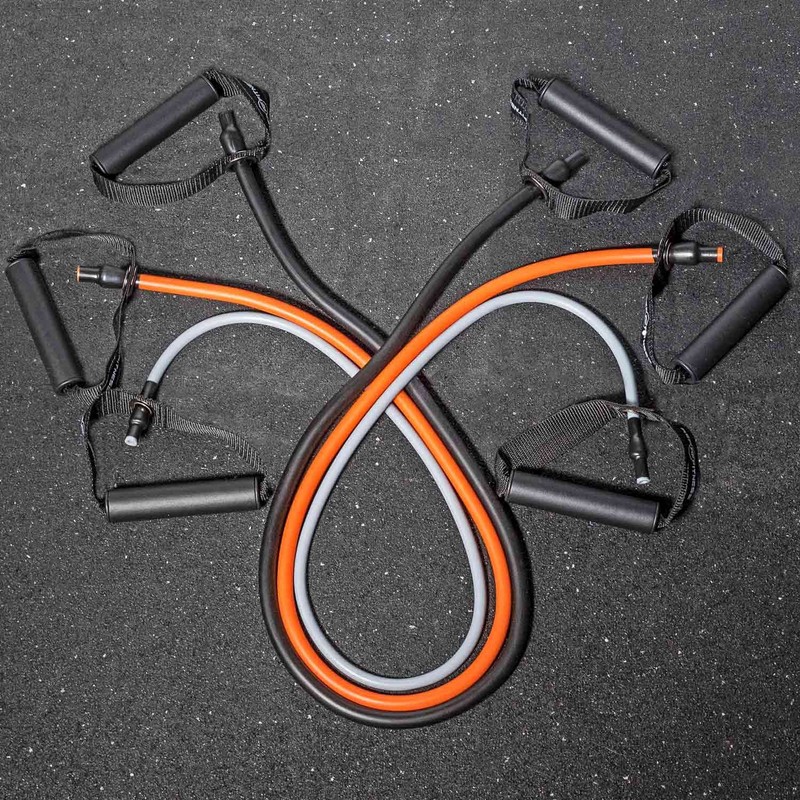 Rep Tube Resistance Band with Handle – 3 Pack