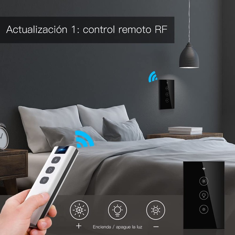 MoesGo WiFi RF Smart Light Dimmer Switch, Neutral Wire Required,