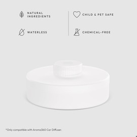 Aroma360 - Smart Car Diffuser Oil - Escapade - Premium Car Air Freshener Cartridge - Lemon, Ocean, Bergamot & Fragrant Jasmine - Essential Oils - Vegan - Aromatherapy - Cars, Trucks, SUVs, RVs & More
