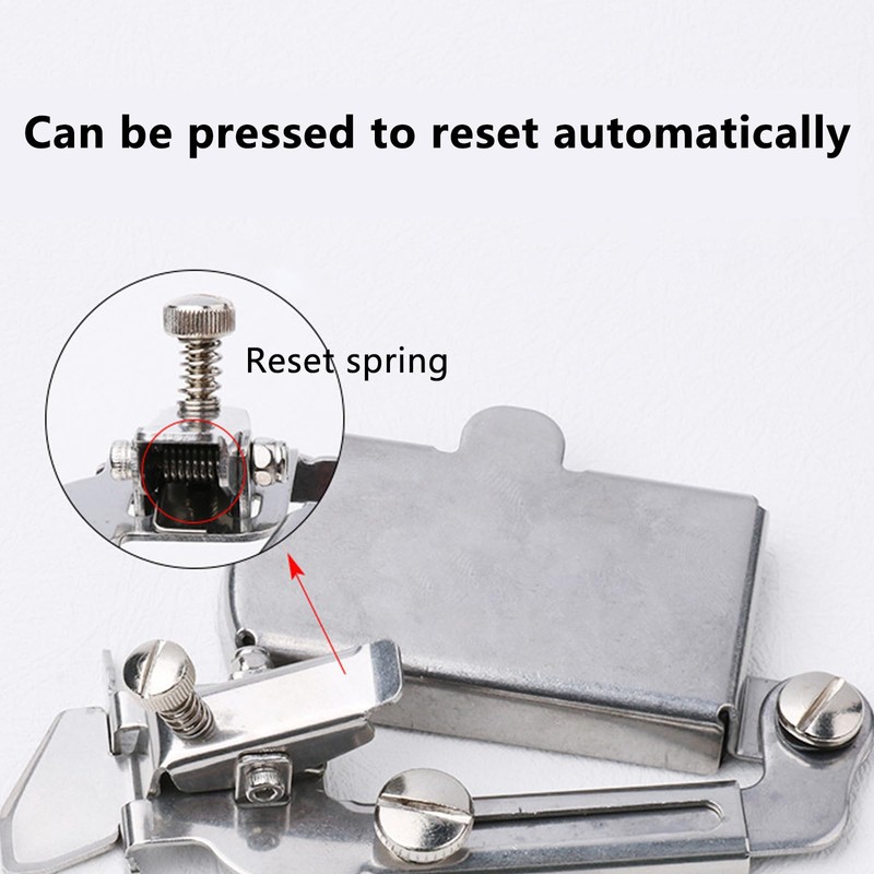Magnetic seam guide, hem aid for sewing machine, magnetic seam