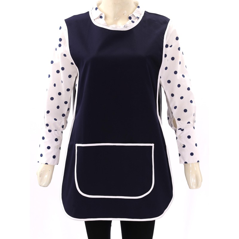 LINEN CLOSET Womens Tabards with Pockets for Men Ladies Cleaning