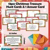 wenhihsiy Christmas Scavenger Hunt Games, Xmas Treasure Hunt Clues Cards,