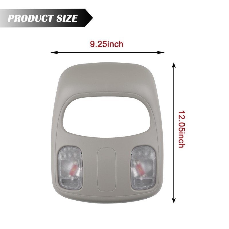 TQPONLY Upgraded Dome Map LED Reading Light Lamp Overhead Console