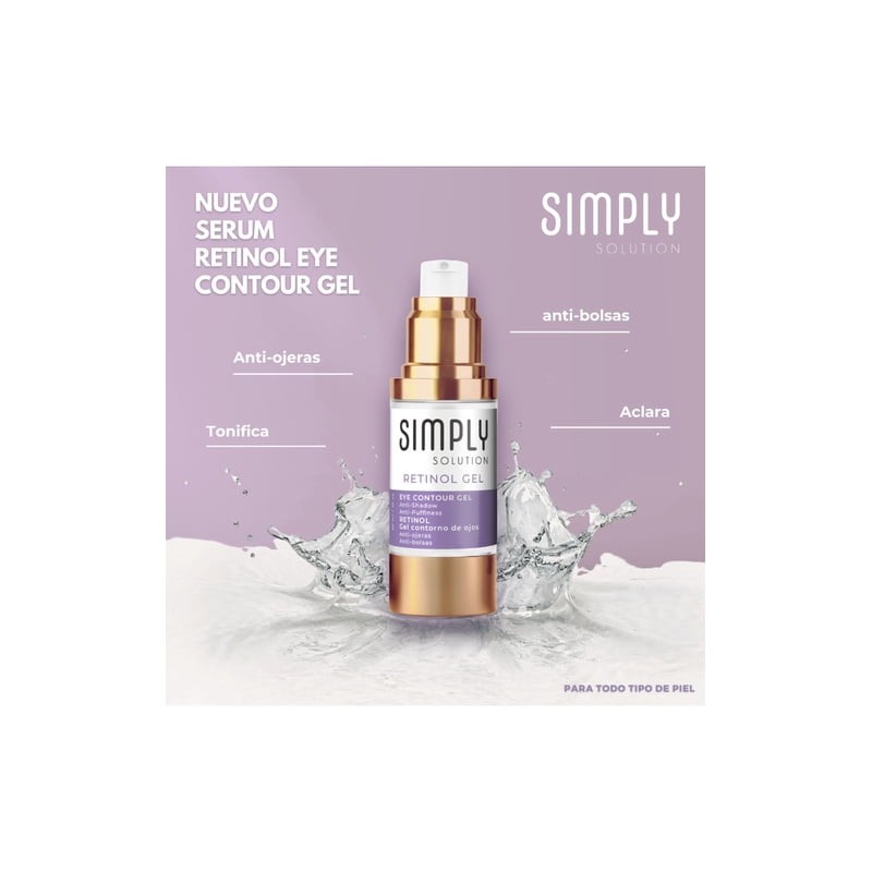 Suero Contorno De Ojos Simply Solution Cafeína 3%