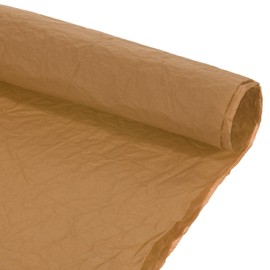 sourcing map Crepe Paper Roll 1.6ft Long 20.5 Inch Wide for Wedding Ceremony Various Large Festivals Decoration, Brown 10pcs