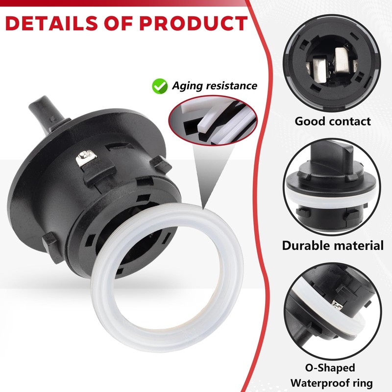 Svicari Front Turn Signal Light Bulb Socket Holder Fit for