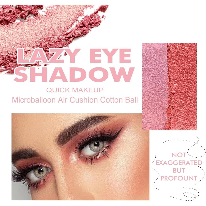 Sombra de Ojos de Doble Color,Paleta de Maquillaje de Ojos