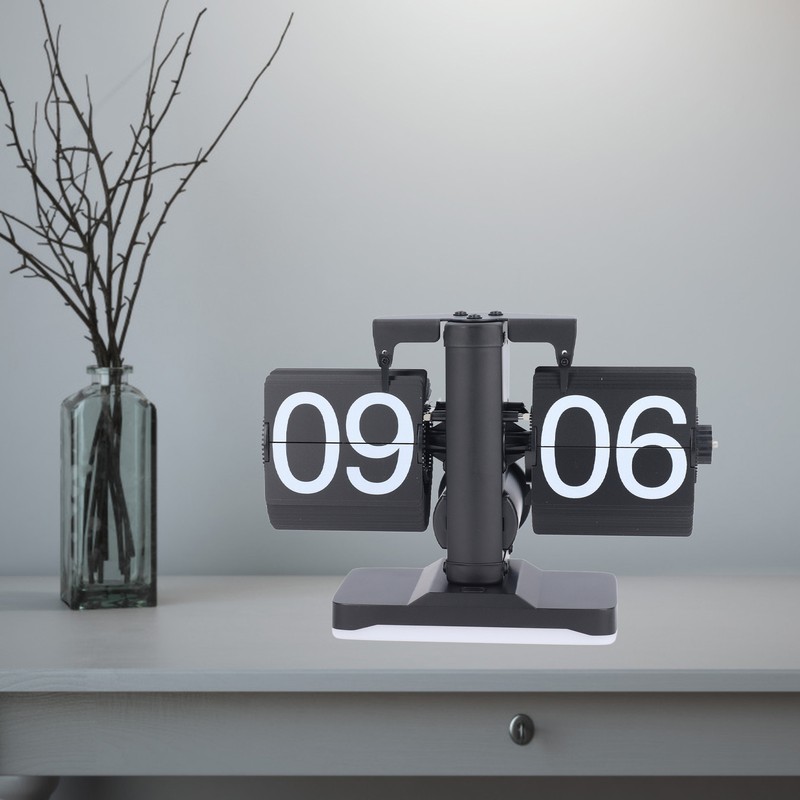 Retro Flip Down Clock Innovative Light Luxury Simple Design Flip