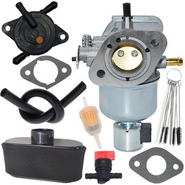 15004-0827 Carburetor Fit For Kawasaki FH541V FS580V FR600V FS600V 18.5 hp Vertical Engine Replace 15004-7053, 15004-0822, 15004-7060, 15004-0818 With Air Filter & Fuel Pump