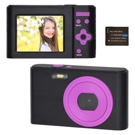 KEIYO ENGINEERING CO.,LTD. Cute Two-Tone Compact Digital Camera (Black x Purple) NT-DC001(BPL)