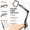 Eye-Caring Desk Lamp for Computer Video Calls with Adjustable Swing