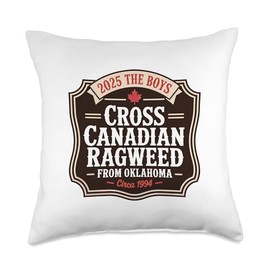 Cross Canadian Ragweed Retro Band Fans 2025 Music Fans Throw Pillow