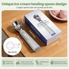 Heated Ice Cream Scoop, Rechargeable Removable Battery, 30s Heat to