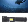 LED Flashlight USB Charging High Light IPX4 Waterproof Zoomable Handheld