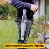 Window Cleaning Side Bucket On a Belt Holster Holds 3