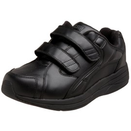 Drew Shoe Men's Force V Adjustable Strap Comfortable Walking Shoe Therapeutic Extra Depth 12 6E US Black