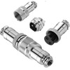 RUNCCI-YUN 2 Sets GX12 2Pin Aviation Plug, Circular Metal Aviation