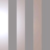 Bold Stripe Grey Rose Gold Metallic Shimmer Wallpaper Feature Holden
