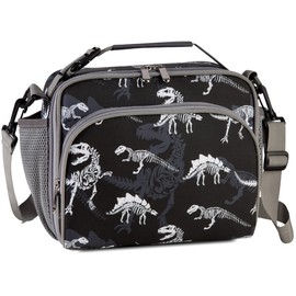 VONXURY Lonchera grande para niños, niñas, adolescentes, niños pequeños, bonita bolsa de almuerzo escolar con correa para el hombro