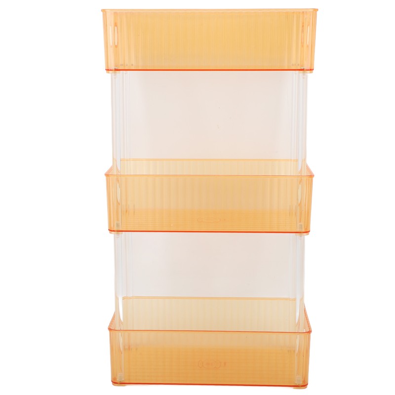 Acrylic Bathroom Storage Rack 3 Tiers Bathroom Counter Organizer Countertop