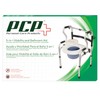 PCP Dual Folding 5-in-1 Bathroom Mobility & aid Commode Walker