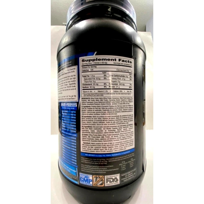 Whey & Casein blend Elite Gourmet, Whey & Casein Blend,