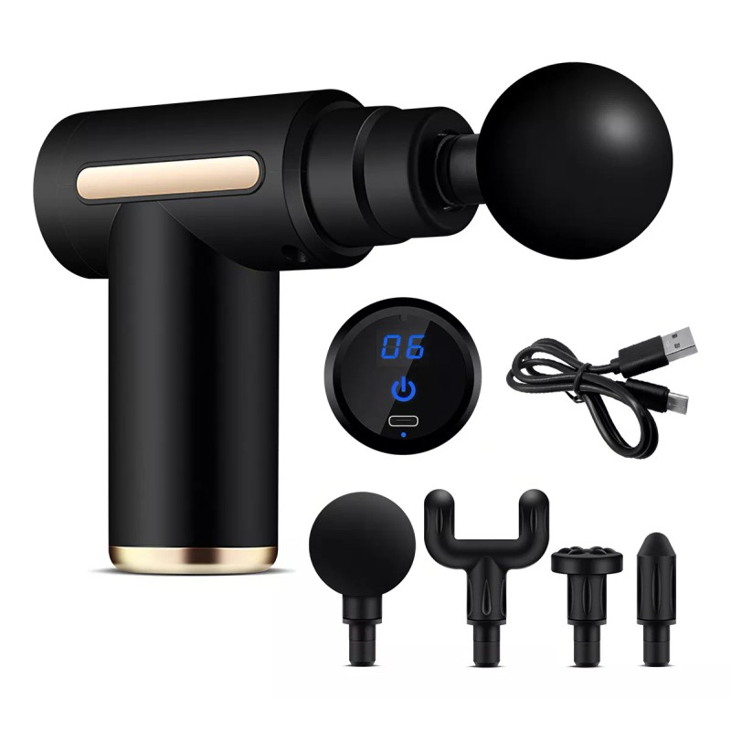 Alvasa Pistola Masajeadora Muscular Eléctrica | 6 Velocidades | Color