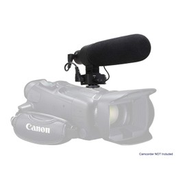 Advanced Super Cardioid Microphone for Canon EOS Rebel T7i (Stereo/Shotgun) with Dead Cat Wind Muff