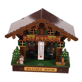 Abaodam Multifunctional Wall Mounted Thermometer Hygrometer Barometer Accurate for Home Office Sauna High Precision Temperature Humidity Gauge