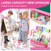 Easel for Kids,Adjustable Wooden Toddler Art Easels, Girls Toys for