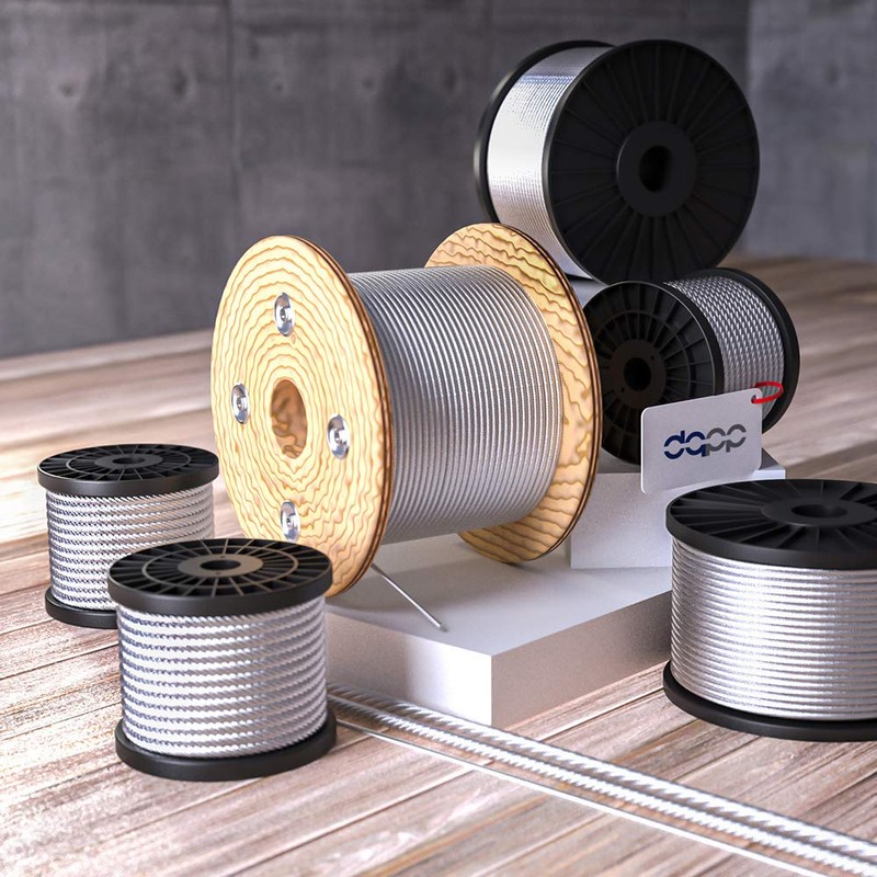 DQ-PP | GALVANISED Wire Rope | 2 milimeters | 50