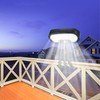 Solar Motion Sensor Outdoor Lights, USB/Solar Powered Motion Sensor Lights
