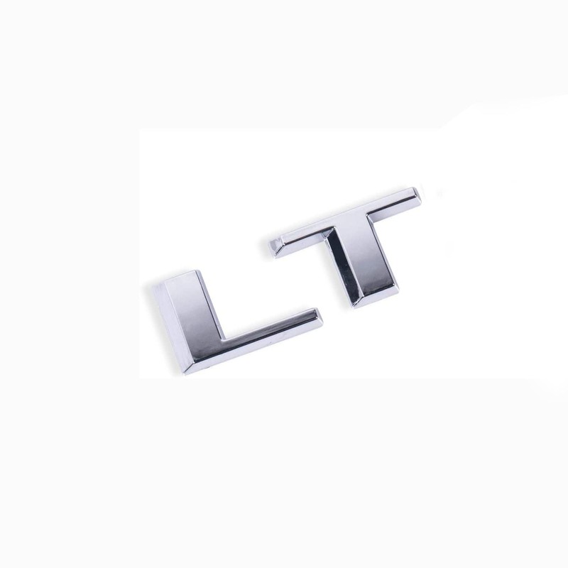 1x OEM LT Letter Nameplate Emblem Badge Compatible with Silverado