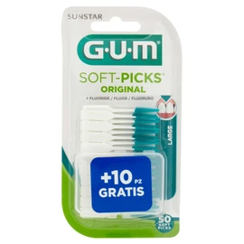 GUM - Soft Picks Original SCOV Rubber Large X50 Pack of 40