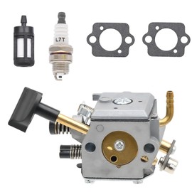 FitBest Carburetor Kit for Stihl BR340 BR380 BR400 BR420 Backpack Blowers – Replaces OEM 4203-120-0601 – Includes Fuel Filter, Spark Plug & Gaskets