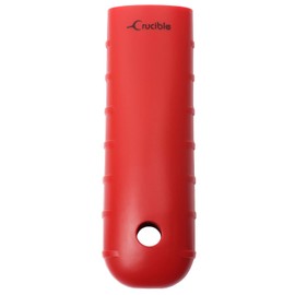 Silicone Hot Handle Holder, Potholder (Extra Thick Red) for Cast Iron Skillets, Pans, Frying Pans & Griddles, Metal and Aluminum Cookware Handles - Sleeve Grip, Handle Cover