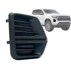 KAP Replacement Front Bumper Fog Light Hole Cover for 2023 2024 Colorado LT Trail Boss WT Z71 Passenger Right Side 84770645 GM1039314