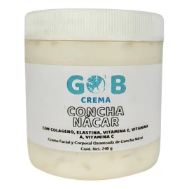 Crema De Concha Nacar Ozonizada - 240 G - Crema De Noche Todo Tipo De Piel