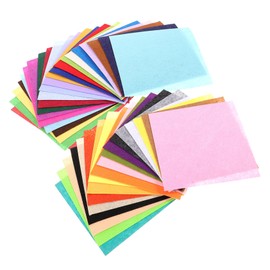 Tofficu 40sheets DIY Craft Felt Sheets Non Woven Fabric Patchwork Quilting Supplies for Sewing Craft Fabric Sheets