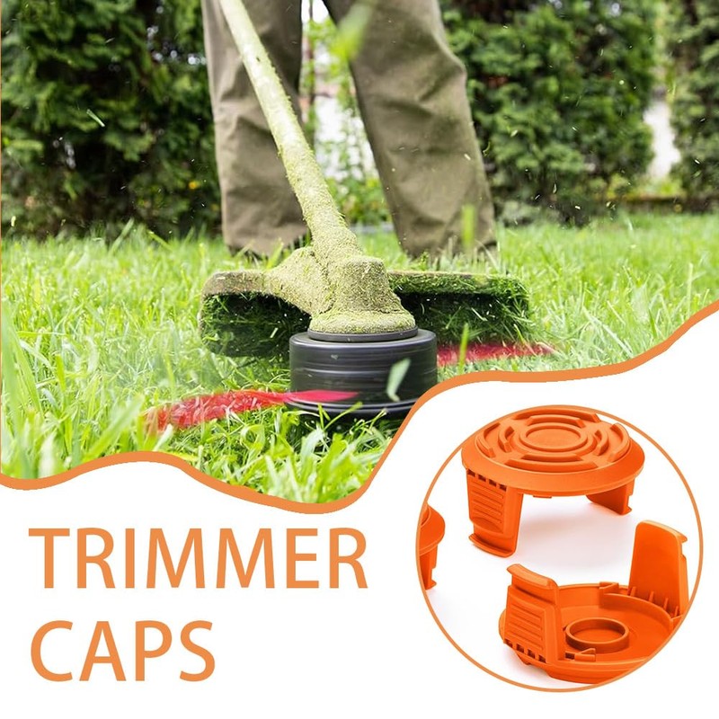 4 PCS Worx Trimmer Spool Cover WA0004/WA0010 Replacement - Durable